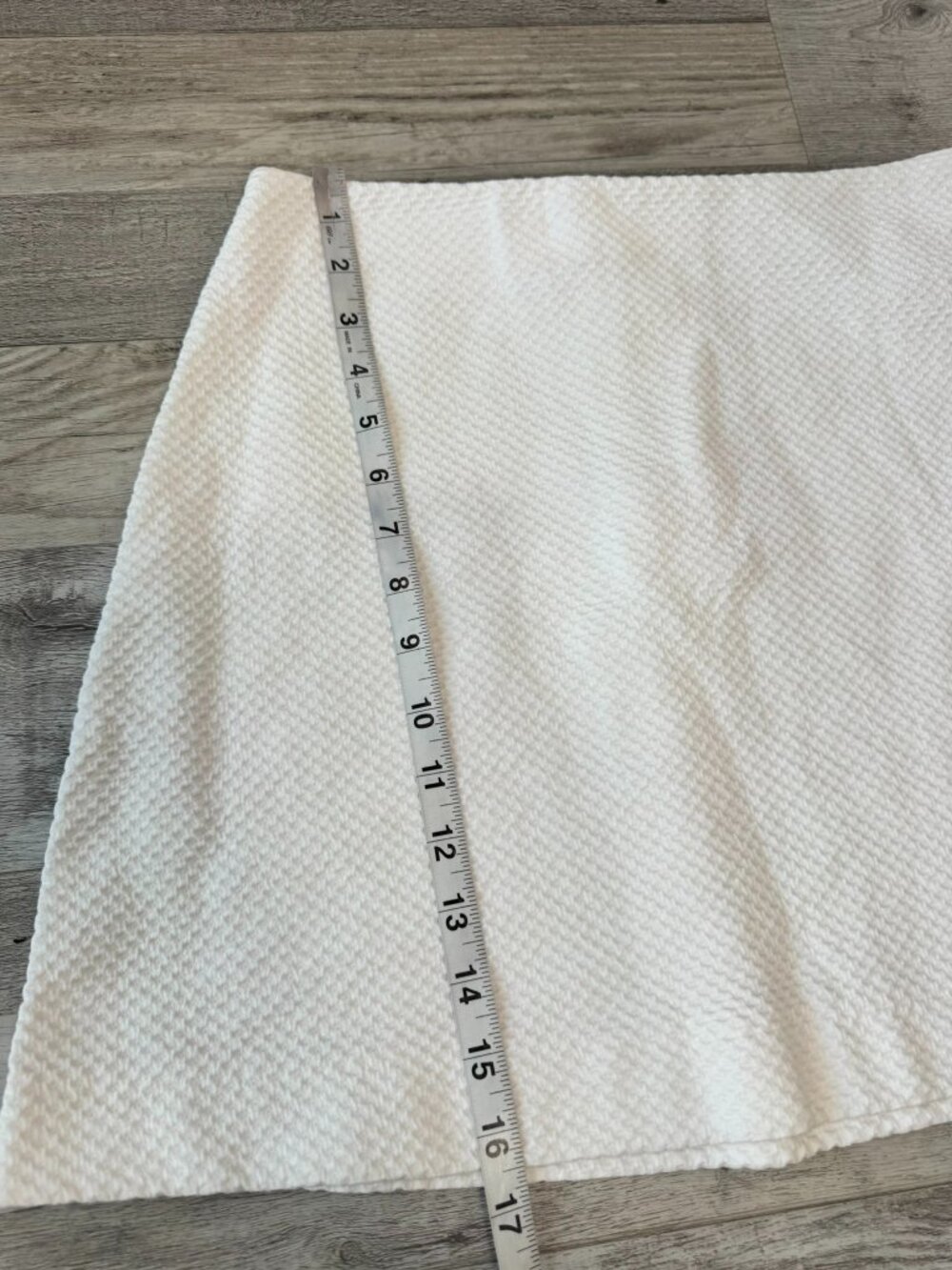 Cop Copine Akon Jupe white vintage Y2k skirt textured fits like a small O38 - Picture 4 of 6